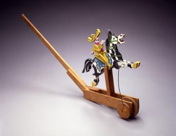 Horse and Rider Push Toy