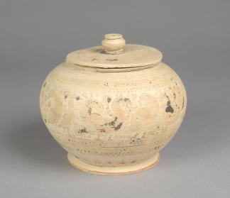 Container (pyxis) with lid