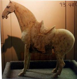 Horse with Draped Saddle